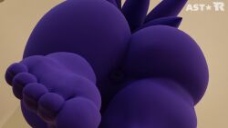 1boy 3d 3d_(artwork) big_ass big_ass_(male) big_butt big_butt_(male) feet feet foot_focus gay macro macro_male male_only sonic_the_hedgehog sparkliiastor toe_ring toes