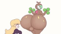 ass_bigger_than_head ass_cleavage ass_focus ass_shake balls big_ass disguise drawful-s fainted fart fart_cloud fart_fetish farting_in_face farting_on_another gardevoir male male_pokemon/female_human pokemon prank sudowoodo tagme video