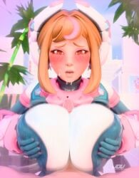 anon big_breasts boobjob breasts cum cum_on_face ejaculation female jdv juno_(overwatch) my_hero_academia ochako_uraraka_(cosplay) overwatch overwatch_2 pov uravity_juno