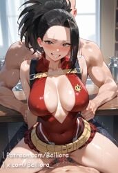 2boys abs ai_generated animal_ear_fluff animal_ears artist_name belliora blush boku_no_hero_academia breasts collarbone completely_nude cum cum_on_body cum_on_breasts dark-skinned_female dark_skin double_penetration erection eyelashes female grin group_sex huge_breasts indoors large_breasts lips long_eyelashes long_hair looking_at_viewer mmf_threesome momo_yaoyorozu multiple_boys multiple_penises muscular my_hero_academia nipples nude parted_bangs patreon penis rabbit_ears rabbit_girl red_eyes shiny shiny_skin smile solo_focus straight sweat teeth testicles threesome uncensored web_address white_hair window