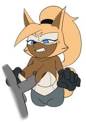 anonymous_artist anthro balls big_breasts bodily_fluids breast_play breasts canid canine canis clothing duo fangs female fox genitals gloves handwear hi_res idw_publishing male male/female mammal penis sega sex sonic_(series) sonic_the_hedgehog_(comics) sonic_the_hedgehog_(idw) sonic_the_hedgehog_(series) sweat teeth titjob whisper_the_wolf wolf