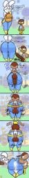 absurd_res ambiguous_penetration anatid animal_crossing anseriform anthro ass avian balls bent_over big_balls big_breasts big_butt bird bodily_fluids bottomless bottomwear breasts butt_slap clothed clothed_sex clothing comic cum cum_in_ass cum_in_pussy cum_inside denim denim_bottomwear denim_clothing duck duo english_text erection excessive_cum excessive_genital_fluids female genital_fluids genitals hi_res huge_butt imminent_sex jeans klutzatdusk lagomorph leporid long_image male male/female male_on_top mammal meme nintendo on_top oral oral_penetration pants penetration phoebe_(bunsandnoble) pogchamp questionable_consent rabbit sex size_difference slap smaller_male spanking sweater tall_image text thick_thighs tight_clothing topwear weber_(animal_crossing) wide_hips