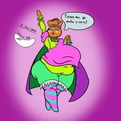 1girls anthro anthrofied ass belly belly_bulge breasts exposed_fat_belly fat female flora_fauna inflation lbanano0206 obese party_rose plant plant_girl plant_humanoid plantie plants_vs._zombies plants_vs_zombies plants_vs_zombies:_garden_warfare popcap_games pussy rose_(pvz) spanish_text weight_gain weight_gain_female