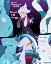 2025 absurd_res anthro anthro_on_anthro big_penis blue_body blue_fur blush bodily_fluids cuchuflin dialogue eeveelution english_text fur generation_1_pokemon generation_4_pokemon generation_8_pokemon genitals glaceon group hi_res huge_cock humanoid_genitalia humanoid_penis male male/male nintendo penis pokemon pokemon_(species) profanity raboot sweat sweatdrop text trio vaporeon white_body white_fur