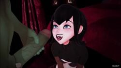 1boy 1girls 3d animated armwear blush choking clothed_female_nude_male cum cum_on_face doggy_style facial goth goth_girl hair_pull hotel_transylvania light-skinned_female looking_pleasured mavis_dracula missionary_position moaning shirt_lift shoes skuddbutt sound stockings tagme vampire vampire_girl video
