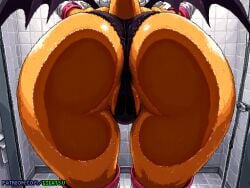 ai_generated ass ass_focus from_behind gigatsu glass panties pixel_art pressed_against pressed_on_glass rouge_the_bat shower sonic_(series)
