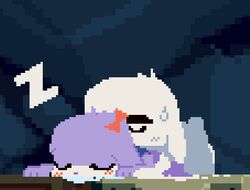 2d 3trees animated blush cave_story chaco cum cum_drip cum_inside cute doggy_style drooling from_behind fucked_silly furry lagomorph mimiga pixel_art saliva video_games wholesome