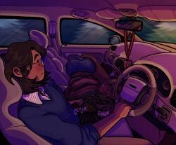 adventure_time adventure_time:_fionna_&_cake alternate_universe blowjob car car_interior driving hand_on_head in_the_car marceline marceline_abadeer marceline_the_vampire_queen motor_vehicle older_male simon_petrikov sketchventures steering_wheel student student_and_teacher teacher