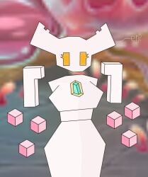 crystal crystal_girl ethereal_workshop geode_(ghost_humper) ghost_humper my_singing_monsters no_arms no_clothes no_visible_nipples no_visible_vagina rhysmuth segmented_body self_upload shaded square_eyes