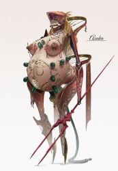 amputee big_breasts big_nipples body_modification branded branding_mark elden_ring forniphilia futanari gag gagged huge_belly living_furniture neon_genesis_evangelion pregnant pregnant_belly prosthetic quadruple_amputee serving_tray sezdraw waitress