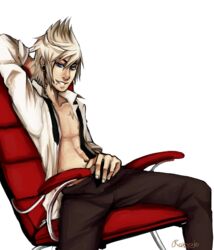 1boy blonde_hair kingdom_hearts male male_only nobody_(kingdom_hearts) roxas solo tagme tattoo