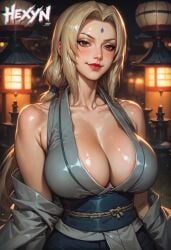 tsunade from naruto by hexynart