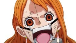 condom female female_only hook hooked_nose nami_(one_piece) nose_piercing nude ograniczony one_piece pircing rape rape_slave raped raped_female raped_girl slave slavegirl stretching_mouth