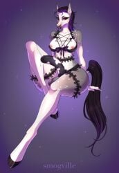anthro balls black_hair black_penis black_tail bodily_fluids dripping equid equine erection eyelashes facial_piercing foreskin genital_fluids genitals gradient_fur grey_balls grey_body gynomorph hair hi_res horse humanoid_genitalia humanoid_penis hybrid_genitalia hybrid_penis intersex looking_at_viewer mammal medial_ring medial_ringed_humanoid_penis medial_ringed_hybrid_penis multicolored_hair multicolored_penis nipples nose_piercing nose_ring penis piercing pink_nipples precum precum_drip purple_hair red_eyes ring_piercing septum_piercing septum_ring simple_background sitting smogville solo sparkles tail two_tone_hair two_tone_penis white_body white_penis