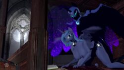 1female 1futa 1girls 2021 3d animated anthro female friendship_is_magic futa_on_female futanari intersex my_little_pony my_little_pony_friendship_is_magic naughty_cube nightmare_moon_(mlp) princess_luna_(mlp) selfcest sound tagme video