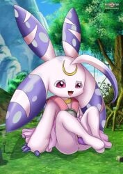1girls anthro anus ass bbmbbf digihentai digimon digimon_(species) dildo dildo_in_pussy female female_only lunamon masturbation open_mouth palcomix pussy sex_toy solo tongue vaginal_insertion