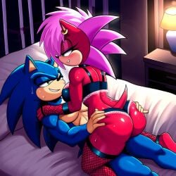 ai_generated ass blue_body breasts couch couple female imminent_sex incest incest_(lore) magenta_fur male male/female penis pink_hair sex sibling_romance siblings sonia_the_hedgehog sonic_(series) sonic_the_hedgehog sonic_the_hedgehog_(series) sonic_underground straight