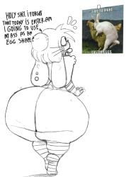 1_anothercat 1boy anothercat anthro ass_bigger_than_head big_ass big_butt bunny bunny_ears bunny_tail easter_bunny easter_egg femboy gay huge_ass huge_butt meme meme_caption rabbit rabbit_ears rabbit_tail thick thick_ass thick_hips thick_thighs thighs