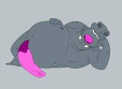 anthro big_nose bob-jiggles erection eyebrows fat_folds feet fungus genitals grey_background grey_body half-closed_eyes hand_on_belly hand_on_face hi_res lying male mammal marine markings mushroom narrowed_eyes on_side overweight overweight_anthro overweight_male penis penis_on_ground pink_nose pinniped pose raised_eyebrow ratz rounded_ears simple_background slightly_chubby slightly_chubby_anthro slightly_chubby_male slit_penis smile smiling_at_viewer smirk smirking_at_viewer solo spots spotted_body tusks vibrissae vinnie_the_walrus walrus whiskers xilam