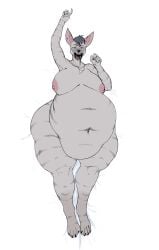 abdominal_bulge absurd_res anthro areola bedding bedding_background belly big_areola big_belly big_breasts big_butt big_nipples bloated breasts butt countershade_face countershading digitigrade endosoma eyes_closed female female_pred fully_inside genitals hair hi_res high-angle_view huge_belly huge_butt huge_thighs hyena hyper hyper_belly hyper_thighs lying mammal navel nipples notched_ear on_back open_mouth outstretched_arm overweight overweight_female pubes safe_vore savva_(lunerman) sharktooth_necklace short_hair solo striped_hyena swalover teeth thick_thighs unseen_prey vore vulva whisker_spots yawn