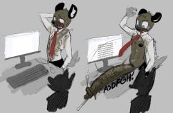 haida from aggretsuko by harlequinkiller
