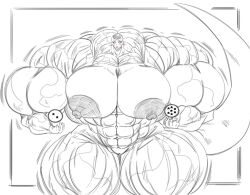 abs biceps breasts dragon_ball dragonicxs female frieza hyper_muscles muscles muscular muscular_arms muscular_female muscular_legs muscular_thighs pecs rule_63