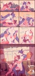 7_panel_comic absurd_res after_sex aftercare anal anal_penetration anthro anus balls bed blue_body blue_fur blush bodily_fluids butt buttplug comic cum cum_inside cum_on_body cum_on_butt cum_on_face cum_on_leg cum_on_penis cum_on_self cumshot dialogue digital_media_(artwork) duo ejaculating_on_self ejaculation english_text felid feline from_front_position frottage fur furniture gay gay_male genital_fluids genitals hair heart_symbol hi_res hug humanoid_genitalia humanoid_penis kissing kissing_while_penetrated kissing_while_penetrating lazylynxboy lazylynxboy_(character) licking licking_another looking_pleasured lube lube_bottle lying lynx male male/male male_penetrated male_penetrating male_penetrating_male mammal missionary_position nude nude_anthro nude_male on_back on_bed open_mouth orange_body orange_fur orgasm pawpads penetration penile penis penises_touching plap_(sound) plug_(sex_toy) sex sex_toy tail talking_to_another teeth text tongue white_body white_fur white_text yaoi