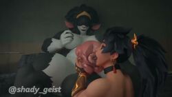 animated anran anthro canon_futa fellatio furry futa_on_female futanari goat horsecock horsecock_futa horsecock_futanari milf overwatch penis shady_geist size_difference sound tagme video vivian_(leodamodeler)