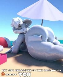 3d advertisement animated ass_rubbing ass_squish beach dcd female furry hands_on_ass jiggling_ass jiggling_butt magicalmysticva original outdoors promotional_art sound spanking squishy_butt tagme video voice_acted ych
