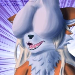 anthro balls balls_on_face big_balls blonde_hair brian_the_sylveon canid canine chest_tuft digital_media_(artwork) digital_painting_(artwork) duo ears_down eeveelution female fluffy fluffy_ears fox fur generation_6_pokemon genitals hair hi_res inner_ear_fluff male male/female mammal neck_tuft nintendo obscured_eyes open_mouth open_smile orange_body orange_fur painting_(artwork) pivoted_ears pokemon pokemon_(species) saggy_balls simple_background smile stella_(stellaamoris) stellaamoris sylveon these_aren't_my_glasses tuft white_body white_fur worshipable_balls