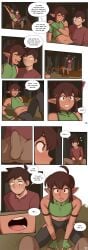 2boys asking_for_it blush blushing chocolate_and_vanilla comic covering_crotch dark-skinned_femboy dark-skinned_male dark-skinned_sissy dark-skinned_twink dark_skin dross elf elf_femboy elf_male embarassed erection erection_under_clothes erection_under_clothing facial_hair femboy feminine_male flustered gay leo_(dross) light-skinned_male repost surprised tagme tallia_(dross) trap twink yaoi
