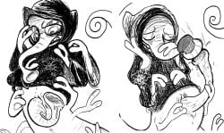 1boy 1male 1monster 2fingers artist_name aster_(look_outside) creature dream_eater_(look_outside) frown frowning guiltfactory hand_on_nose long_penis look_outside male male_only monster monster_boy monster_cock multi_limb object_in_penis object_insertion open_penis robe robe_only solo solo_male sounding swirl tagme tail tail_curl teeth teeth_bared teeth_clenched teeth_showing teeth_visible trunk trunk_(anatomy) unusual_anatomy unusual_eyes unusual_genitalia unusual_penis watermark