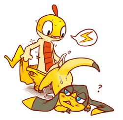 cum gay helioptile no_humans pokemon scraggy tagme