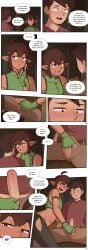 2boys chocolate_and_vanilla comic dark-skinned_femboy dark-skinned_male dark-skinned_sissy dark-skinned_twink dark_skin dominant_male dross elf elf_femboy elf_male facial_hair feeling_bulge femboy femboy_on_male femboydom feminine_male gay grabbing_penis hand_on_penis holding_penis interracial leo_(dross) light-skinned_male maledom repost tagme tallia_(dross) trap twink yaoi
