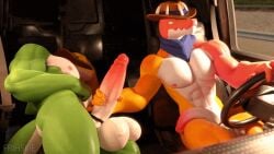 2boys 5_fingers abs alligator alligatorid animated animation anthro anthro_only balls ballsack big_balls big_penis big_testicles car car_sex casual_handjob chad_(the_amazing_digital_circus) crocodile crocodilian dessert driving erect erect_penis erection flaccid flaccid_penis food food_creature foreskin frihskie furry furry_only gay genitals gif glitch_productions green_body gummigoo_(the_amazing_digital_circus) handjob handjob_while_driving hat hat_only huge_balls huge_cock huge_testicles living_candy loop looping_animation male male/male male_only muscular muscular_male orange_body penis reptile reptilian scalie scalie_only short_playtime shorter_than_10_seconds sleep_molestation sleep_sex sleeping testicles the_amazing_digital_circus uncut uncut_penis vein veiny veiny_penis