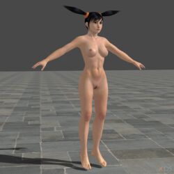 1girls 3d abs areolae black_hair breasts completely_nude completely_nude_female female female_only garry's_mod human human_female human_only landing_strip ling_xiaoyu medium_breasts mod namco navel nipples nude nude_female nude_model pubic_hair solo t_pose tekken tied_hair twintails wsadqc-2