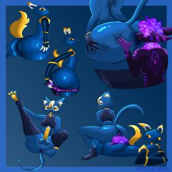 absurd_res anal anthro archenarie ass asterion_(archenarie) big_butt domestic_cat e621 esix facesitting felid feline felis genitals hexagon hexerade hi_res male male/male mammal mascot oral penis rimming sex sitting_on_another thick_thighs wide_hips