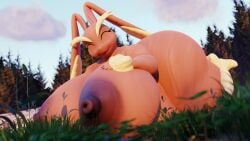 bbw big_ass big_breasts bizzareraccoon breasts bubble_butt cleavage female furry huge_ass huge_breasts lopunny nipples overweight pokemon pokemon_(species) tagme thick_thighs wide_hips