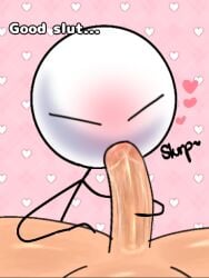 2boys big_penis blowjob blushed cute heart nec-12 slurping slut stick_figure stickman unseen_male_face veiny_penis zolaman_(character) zolaman_(franchise) 졸라맨