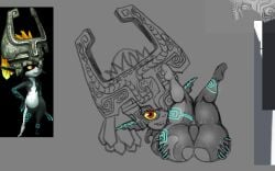 ass ass_focus ass_grab female_only grin hands_on_ass huge_ass imp imp_midna midna raven07 shortstack sketch smile the_legend_of_zelda the_legend_of_zelda:_twilight_princess