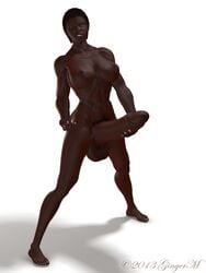 1futa 3d areolae balls breasts dark-skinned_futanari erect_nipples erection futa_only futanari gingerm huge_breasts hyper hyper_balls hyper_penis intersex j_"wrecking"_crewe macro muscles muscular_futanari nipples nude penis poser smile solo