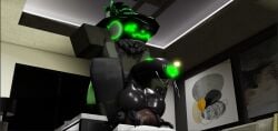 balls_on_face big_balls black_skin cometrr34 precum_drip roblox tongue_out