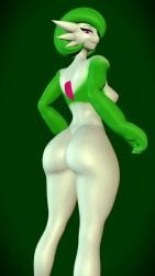 3d_(artwork) absurd_res anthro ass big_butt breasts butt_focus digital_media_(artwork) female gardevoir garry's_mod generation_3_pokemon hair hi_res humanoid krako looking_at_viewer looking_back looking_pleasured mammal nintendo not_furry nude nude_anthro nude_female pokemon pokemon_(species) presenting presenting_hindquarters red_eyes simple_background slim smile smiling_at_viewer solo warfare_gardevoir