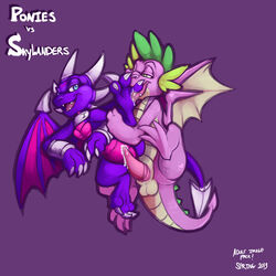balls crossover cum cynder dragon erection female feral friendship_is_magic kayla-na licking male my_little_pony mythological_creature mythological_scalie mythology penis scalie skylanders smooth_skin spike_(mlp) spyro_the_dragon tail tongue wings