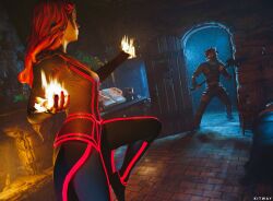 avengers female fortnite kitway lucien_west marvel marvel_comics mutant_(marvel) scarlet_witch scarlet_witch_(fortnite) tagme wanda_maximoff x-men