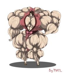 abs biceps big_muscles breasts female huge_muscles hyper_muscles large_muscles massive_muscles matl muscles muscular muscular_arms muscular_female muscular_legs muscular_thighs pecs samurai_champloo