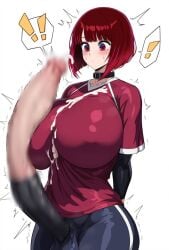 1futa ai_generated arima_kana balls big_breasts big_cock big_penis censored censored_penis clothed clothing cum dickgirl ejaculating_cum ejaculation futa_only futanari huge_balls huge_breasts huge_cock huge_testicles intersex large_balls large_breasts large_penis large_testicles light-skinned_futanari light_skin long_penis oshi_no_ko penis red_eyes red_hair scrotum short_hair solo solo_futa testicles