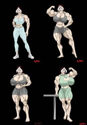 abs biceps breasts female marvel marvel_comics matl muscles muscular muscular_arms muscular_female muscular_legs muscular_thighs pecs rogue_(evolution) rogue_(x-men) x-men