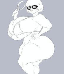 velma dinkley from scooby-doo by senior garabato