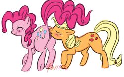 anus applejack_(mlp) blush closed_eyes cunnilingus cutie_mark duo equine equine_pussy female feral friendship_is_magic furreon horse licking my_little_pony nude oral oral_sex pinkie_pie_(mlp) pony pussy sex signature tongue vaginal_penetration yuri